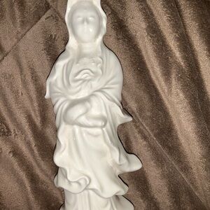 Elegant White Ceramic Figurine